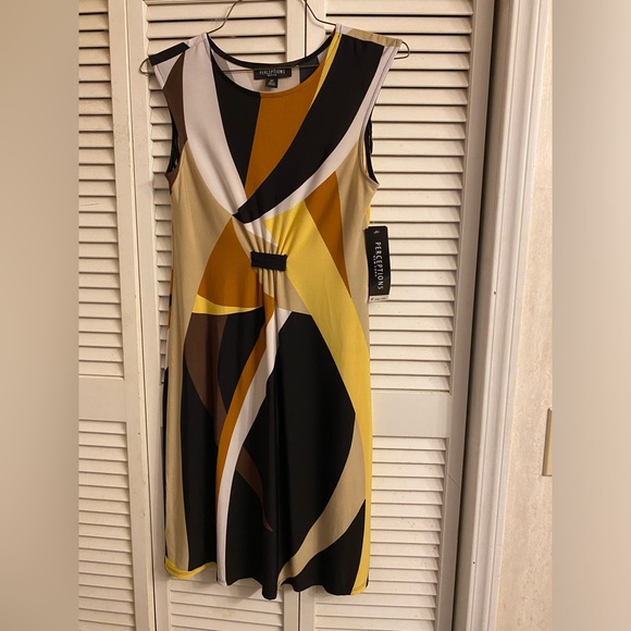 NWT perceptions fall color dress - Picture 1 of 3